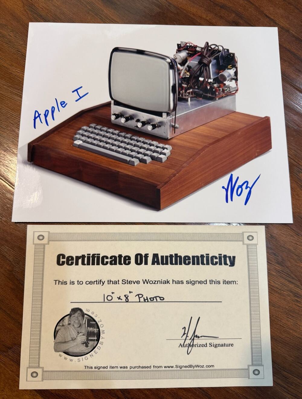 STEVE WOZNIAK SIGNED AUTOGRAPH 8X10 PHOTO - APPLE INC COMPUTERS FOUNDER, THE WOZ